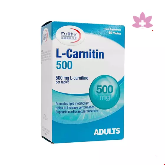 Eurho Vital L Carnitin 500mg 60 Tablets