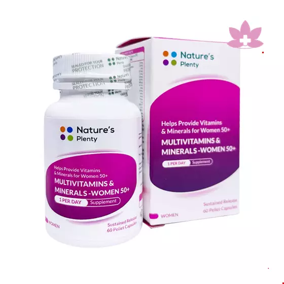 Natures Plenty Multivitamins And Minerals For Women Over 50 60 capsules